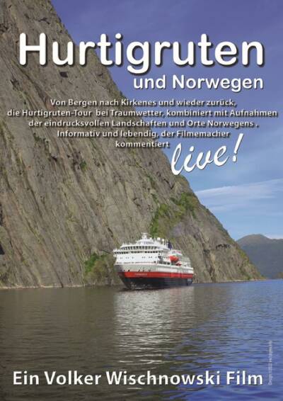 Filmplakat Hurtigruten und Norwegen - live!