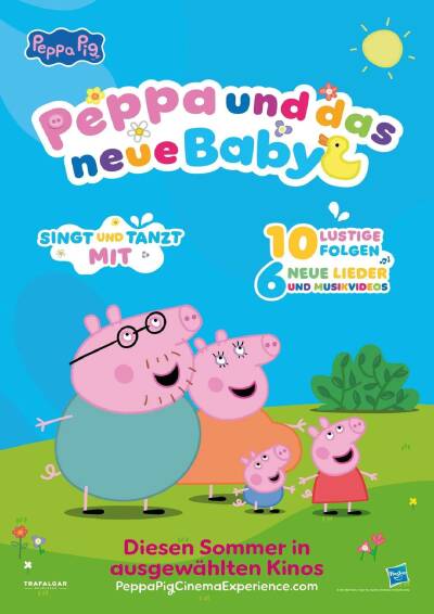 Filmplakat: Ab Freitag, 30. Mai 2025: Peppa und das neue Baby - Das Kino-Erlebnis!