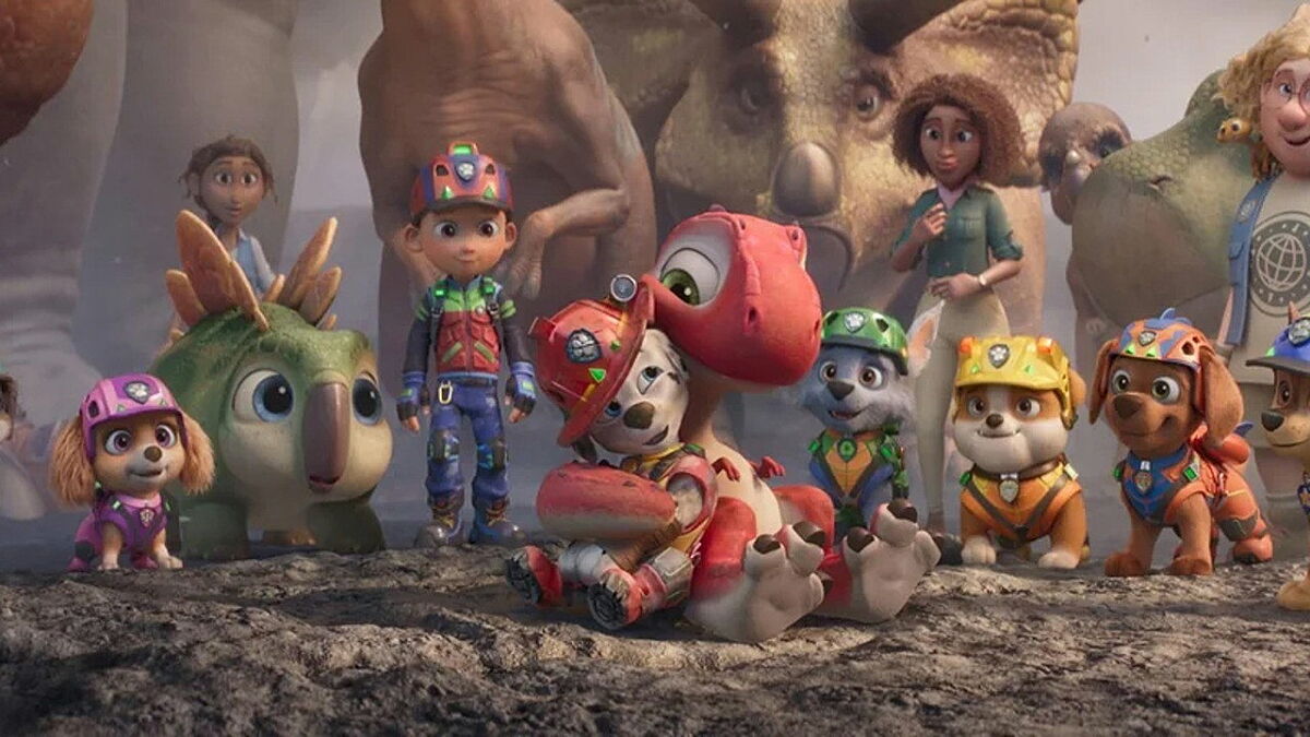 Szene aus PAW Patrol: Der Dino Film