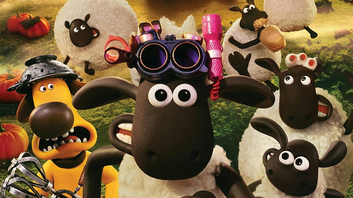 Szene aus Shaun das Schaf - Spuk im Kürbisfeld
