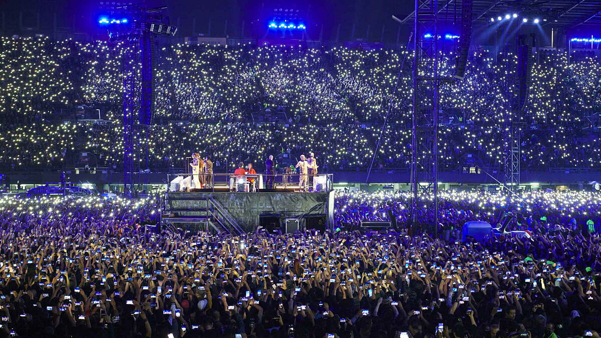 Szene aus Rammstein: Live in Mexico City