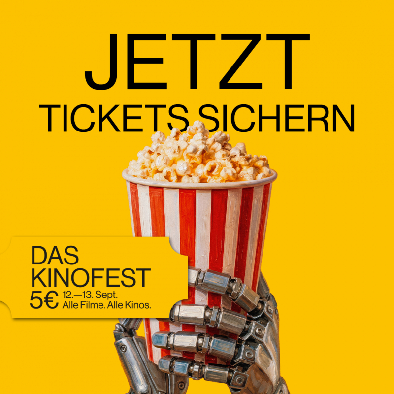 Bild: Wir feiern das KINOFEST 2026 am 12. und 13.09. alle Filme für nur 5 € Eintritt !