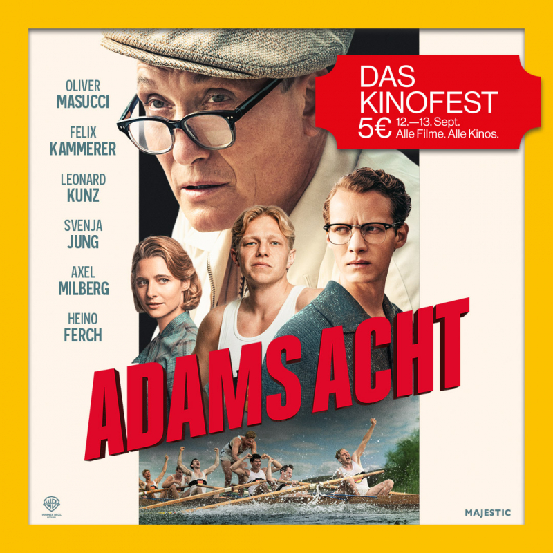 Bild: Wir feiern das KINOFEST 2026 am 12. und 13.09. alle Filme für nur 5 € Eintritt !